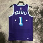 NBA 1 Russell Lakers 20-21 city Maillot Violet